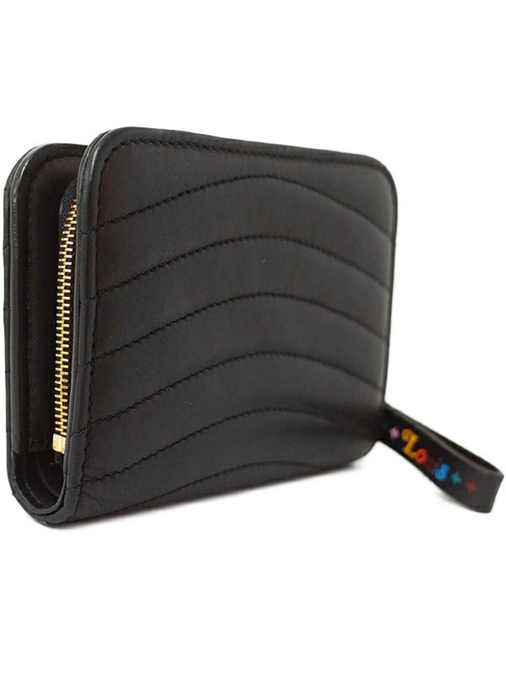 Louis Vuitton Bi Wave Compact Zip Short Wallet fold Black